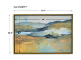 Folded Hills Framed Landscape Art thumbnail 3