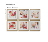 Fresh Start Red Abstract Prints Set/6 thumbnail 3