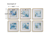 Fresh Start Blue Abstract Prints Set/6 thumbnail 4