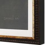 Florals On Black Framed Prints Set/4 thumbnail 2