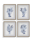 Shibori Coral Framed Prints Set/4 thumbnail 1