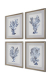 Shibori Coral Framed Prints Set/4 thumbnail 4