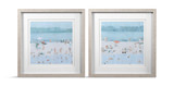 Sea Glass Sandbar Framed Prints Set/2 thumbnail 1