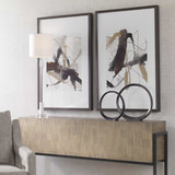 Burgundy Interjection Abstract Prints Set/2 thumbnail 7