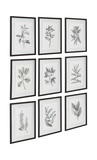 Farmhouse Florals Framed Prints Set/9 thumbnail 5