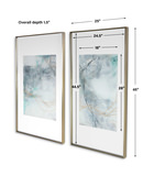 Undulating Oro Abstract Prints Set/2 thumbnail 2