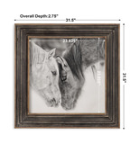Custom Black And White Horses Print thumbnail 3