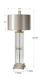Drustan Clear Glass Table Lamp thumbnail 2