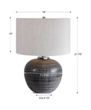 Mikkel Charcoal Table Lamp thumbnail 4