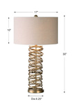 Amarey Metal Ring Table Lamp thumbnail 4