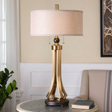 Selvino Brushed Brass Table Lamp thumbnail 3