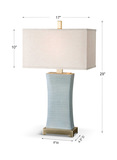 Cantarana Blue Gray Table Lamp thumbnail 3