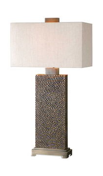 Canfield Coffee Bronze Table Lamp