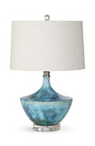 Chasida Blue Ceramic Lamp thumbnail 1