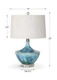 Chasida Blue Ceramic Lamp thumbnail 2