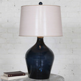 Lamone Blue Glass Lamp thumbnail 3
