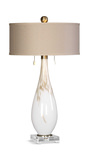 Cardoni White Glass Table Lamp thumbnail 4