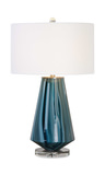 Pescara Teal-Gray Glass Lamp thumbnail 1