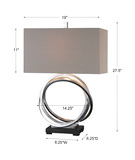 Soroca Silver Rings Lamp thumbnail 2