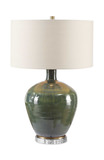 Elva Emerald Table Lamp thumbnail 1