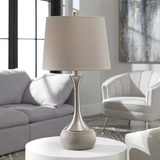 Niah Brushed Nickel Lamp thumbnail 2