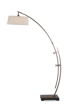 Calogero Bronze Arc Floor Lamp