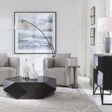Calogero Bronze Arc Floor Lamp thumbnail 4