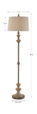 Vetralla Silver Bronze Floor Lamp thumbnail 2