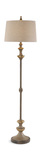 Vetralla Silver Bronze Floor Lamp thumbnail 1