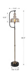 Elieser Industrial Floor Lamp thumbnail 3