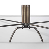 Maud Aged Black Floor Lamp thumbnail 2