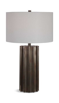 Khalio Gun Metal Table Lamp