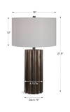 Khalio Gun Metal Table Lamp thumbnail 4