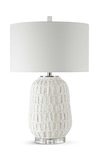 Caelina Textured White Table Lamp thumbnail 9