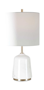 Eloise White Marble Table Lamp