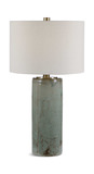 Callais Crackled Aqua Table Lamp thumbnail 1
