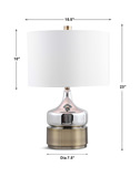 Como Chrome Table Lamp thumbnail 3