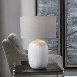 Winterscape White Glaze Table Lamp thumbnail 7