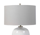 Winterscape White Glaze Table Lamp thumbnail 6