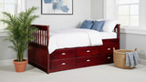 Chanhassen Twin Captains Bed - Cherry thumbnail 5