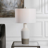 Dakota White Crackle Table Lamp thumbnail 10