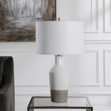 Dakota White Crackle Table Lamp thumbnail 11