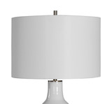 Dakota White Crackle Table Lamp thumbnail 8
