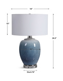 Blue Waters Ceramic Table Lamp thumbnail 4