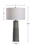 Abdel Gray Glaze Table Lamp thumbnail 4
