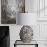 Cyprien Gray White Table Lamp thumbnail 11