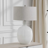 Whiteout Mottled Glass Table Lamp thumbnail 12