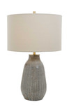 Monacan Gray Textured Table Lamp thumbnail 1