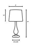 Volongo Stone Ivory Buffet Lamp thumbnail 3