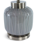 Zahlia Aged Gray Ceramic Lamp thumbnail 5